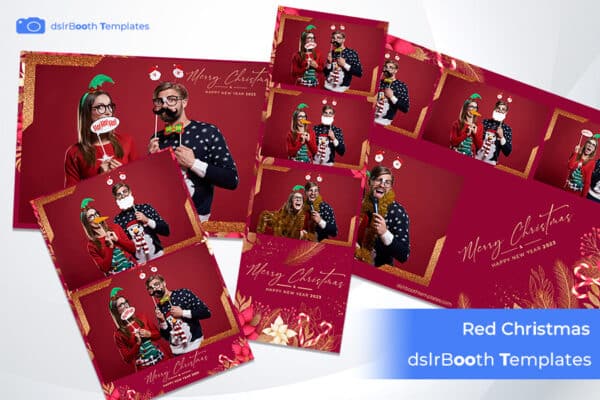 Red Christmas dslrBootbh template pack