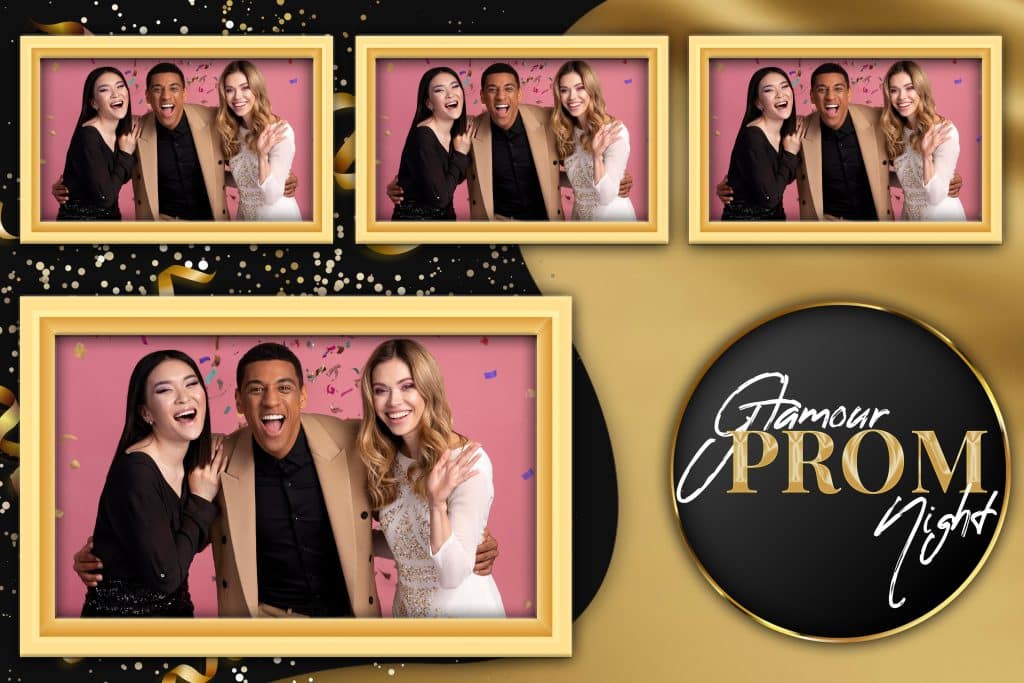 Glamour Prom Night Free DSLRBooth Template